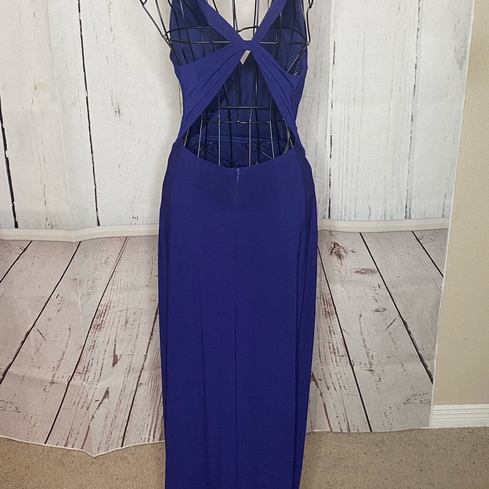 Elegant Navy Blue Dress - Picture 11 of 13